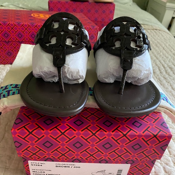 Tory Burch Shoes - NIB Tory Burch Miller Croc